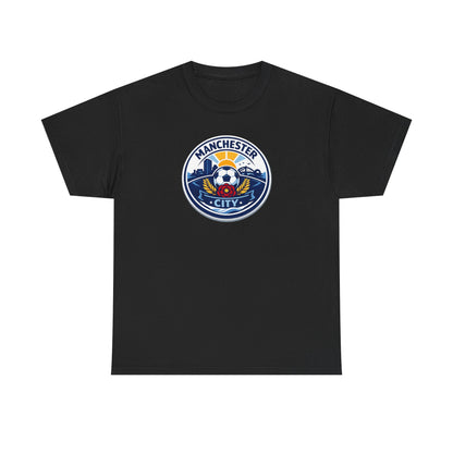 Manchester City Crest T-Shirt — Soccer Fan Tee