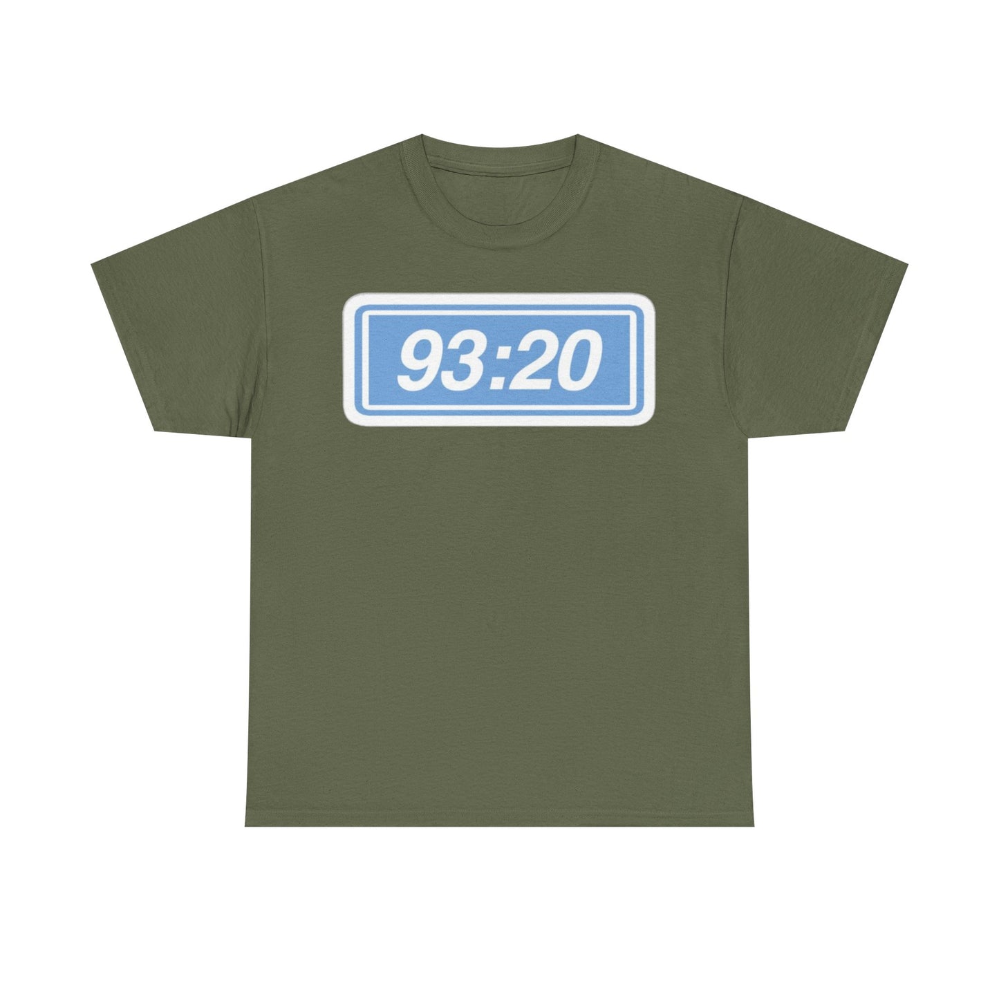 Manchester City 93:20 Tee — Minimal Retro Graphic T‑Shirt