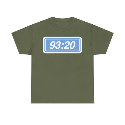 Manchester City 93:20 Tee — Minimal Retro Graphic T‑Shirt