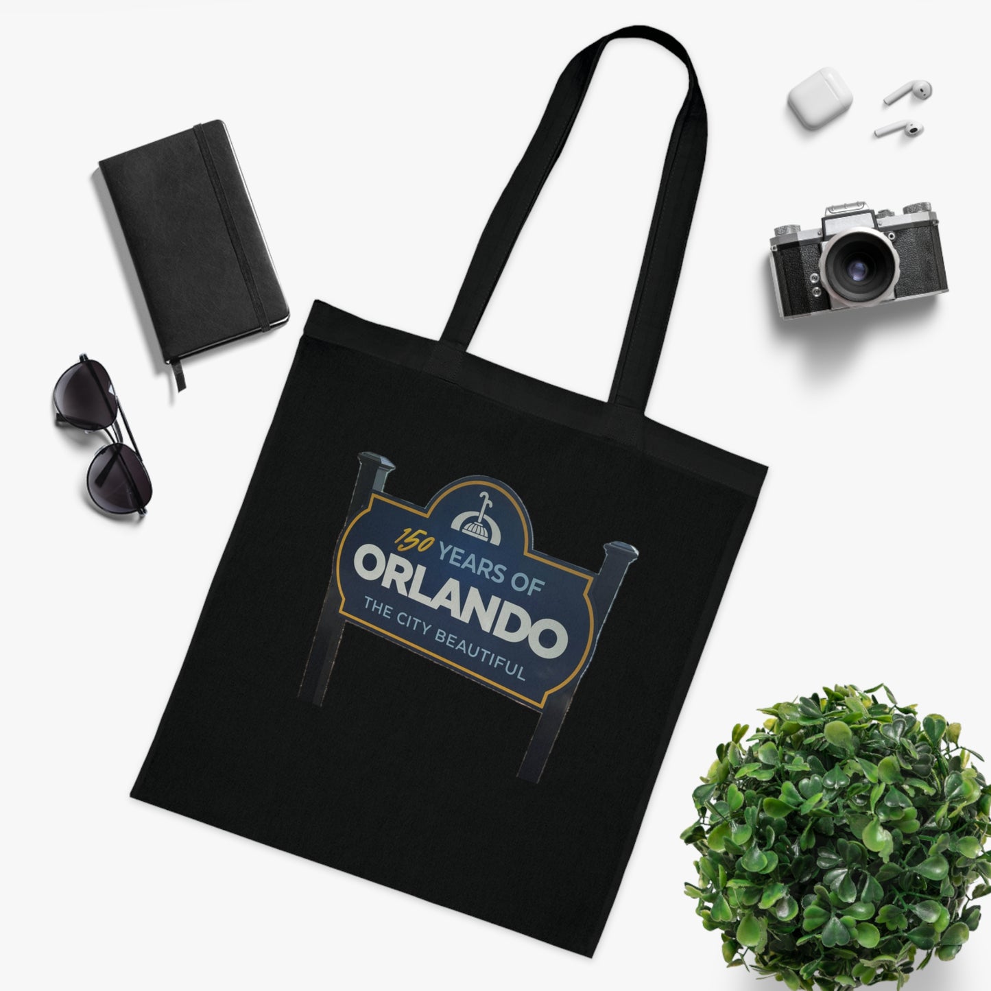 Orlando 150 Years Tote Bag — 'The City Beautiful' Cotton Market Tote