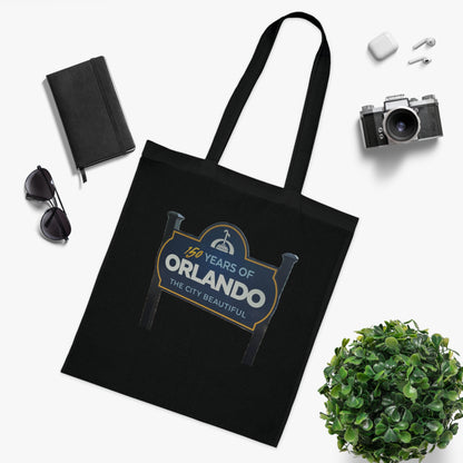 Orlando 150 Years Tote Bag — 'The City Beautiful' Cotton Market Tote