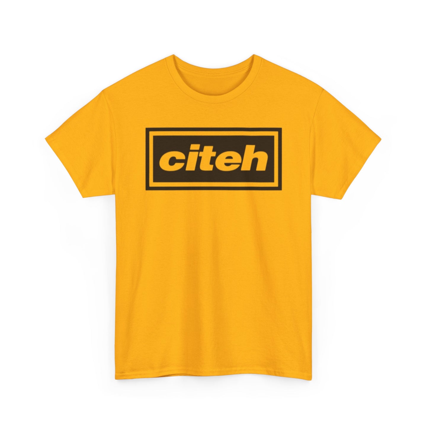 Manchester City Citeh Logo Tee — Minimalist Black Box Graphic T-Shirt