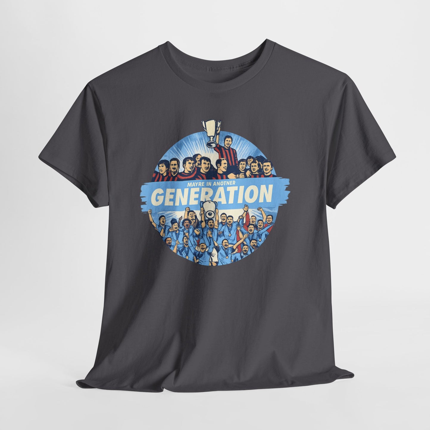 Manchester City Maybe in Another Generation Champions T‑Shirt — Retro Team Fan Tee