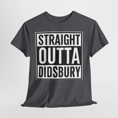 Straight Outta Didsbury T‑Shirt — Graphic City Pride Tee