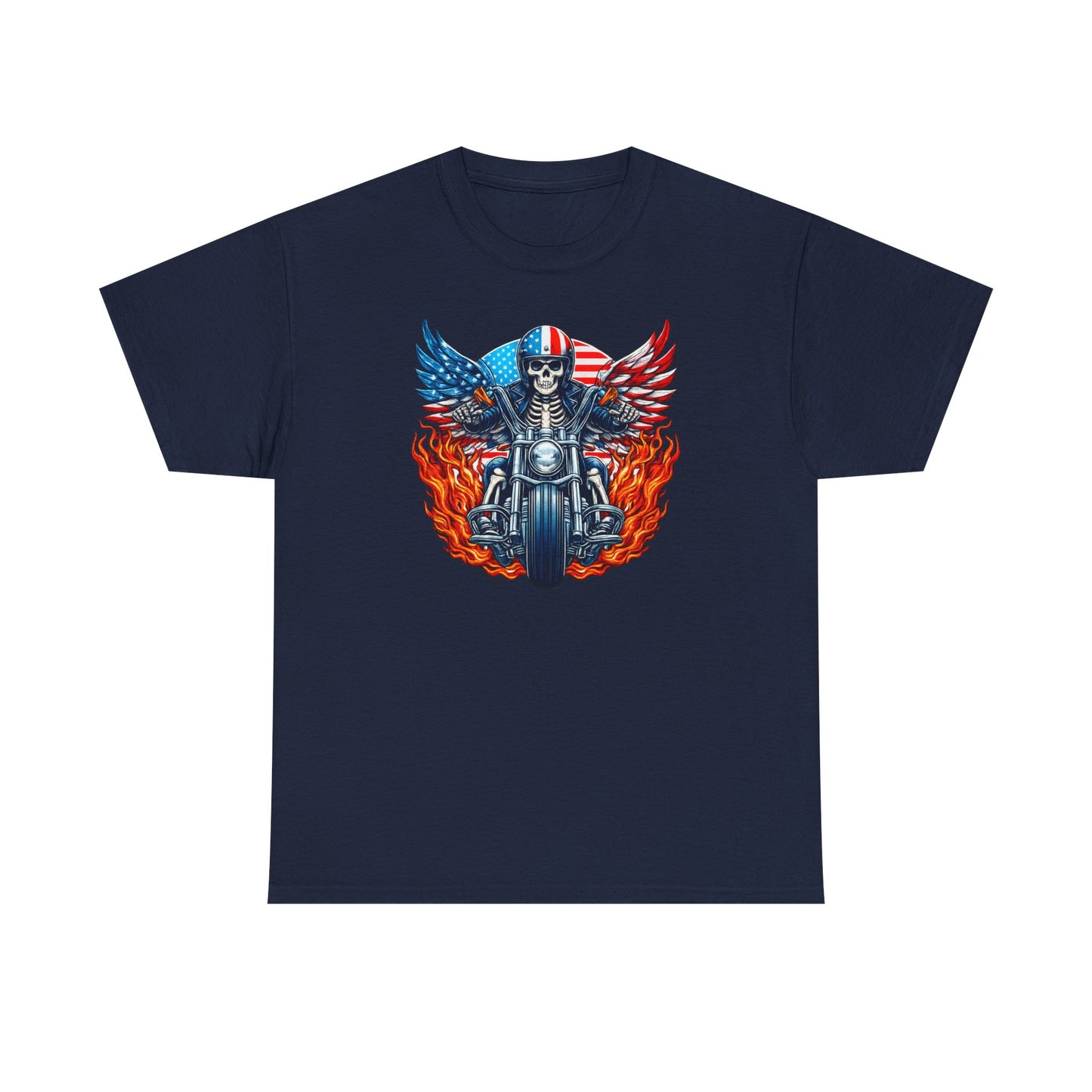 Biker Skull Motorcycle Tee — Sons of Tradition Archangels Chapter Graphic Shirt