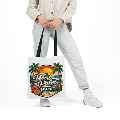 West Palm Beach Vintage Sunset Tote