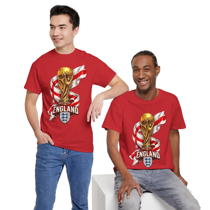England World Cup Trophy T‑Shirt — St George's Cross Football Fan Tee