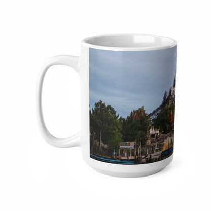 Everest Ride at Animal Kingdom Ceramic Coffee Mug — Scenic Snow-Capped Peak, 11oz & 15oz