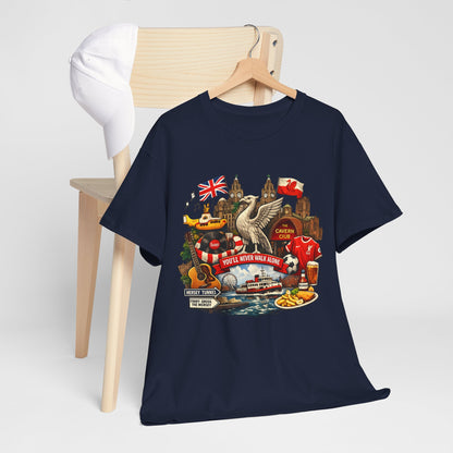 Liverpool Landmarks & You'll Never Walk Alone T-Shirt