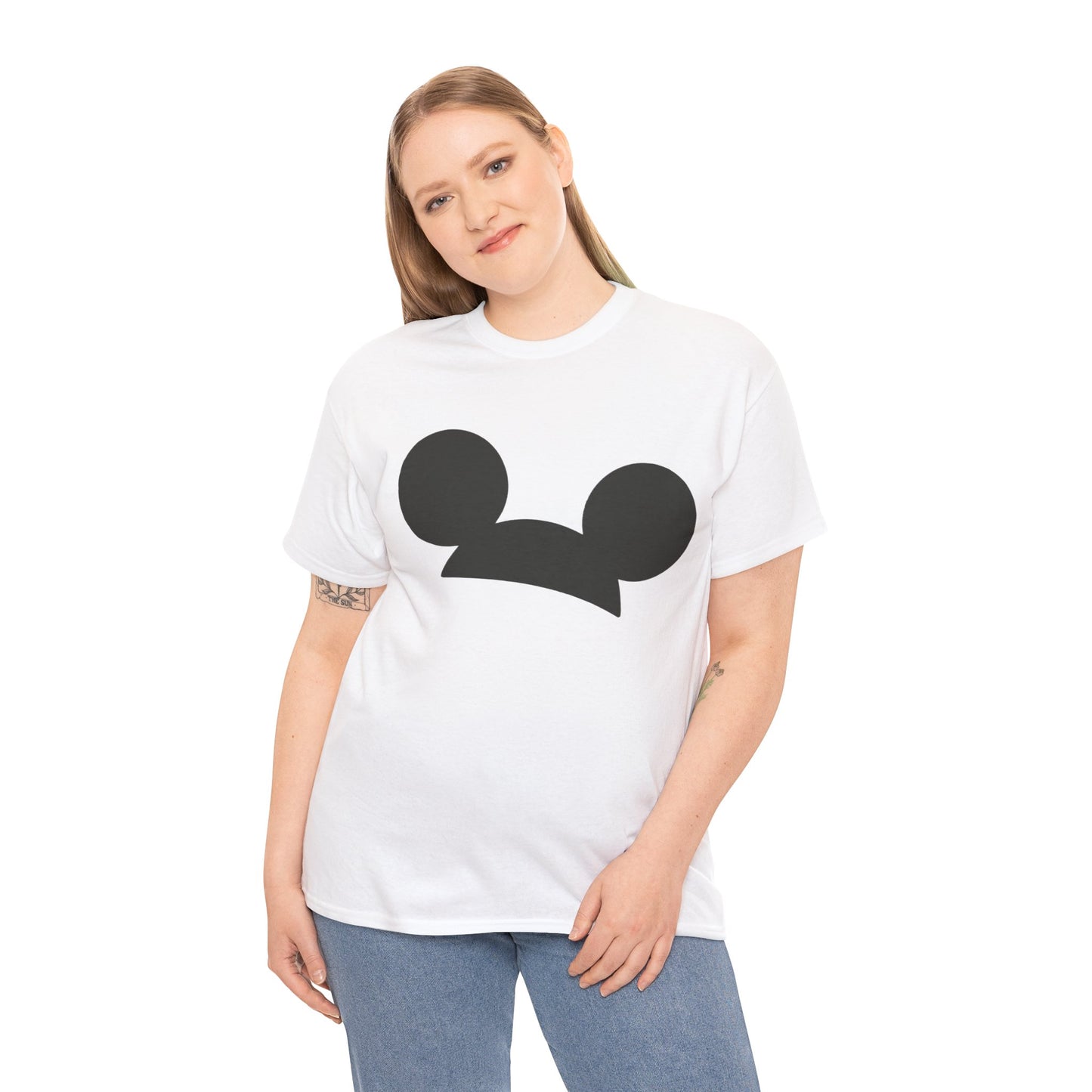 Mickey Ears Inspired Unisex Heavy Cotton Tee