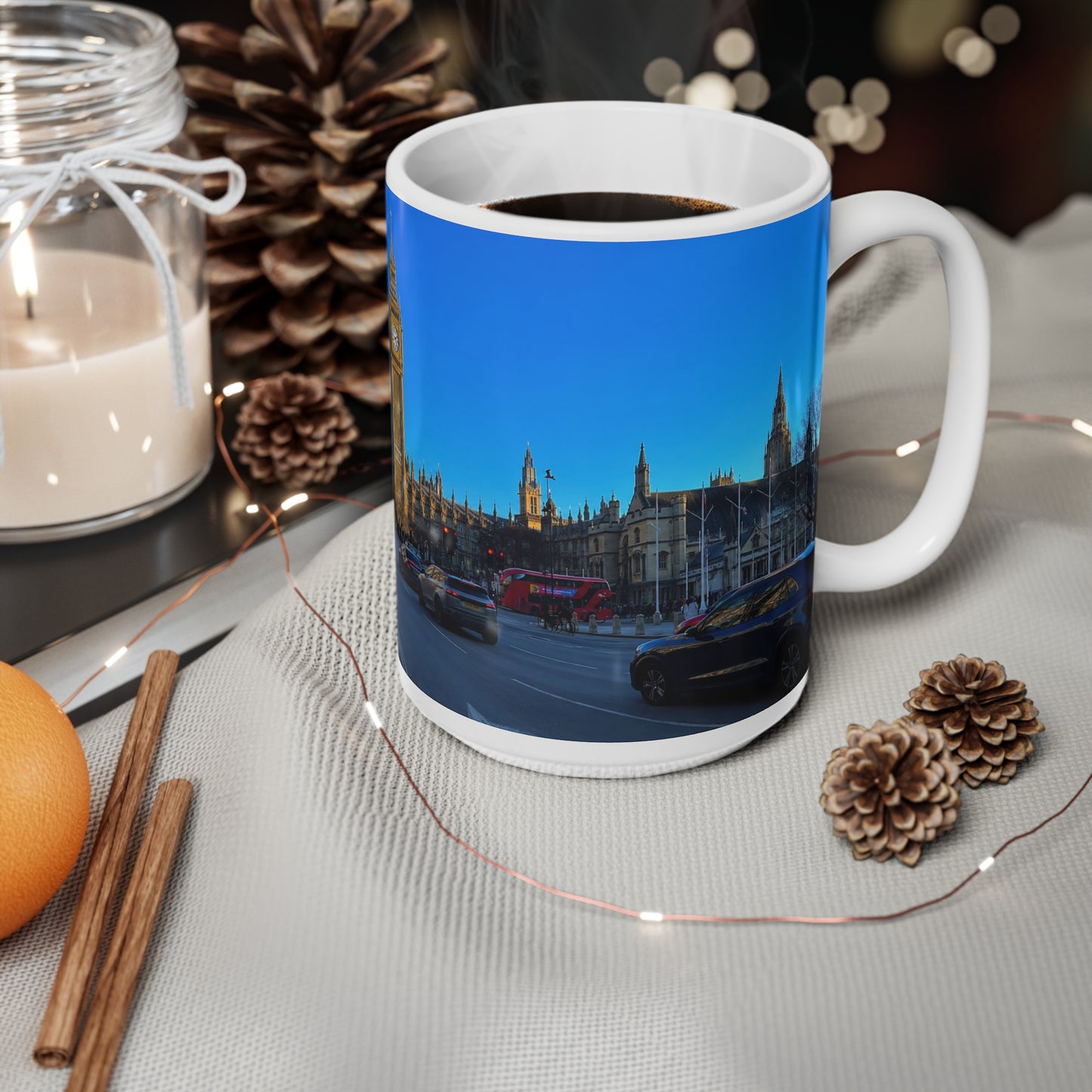 London Big Ben Ceramic Coffee Mug – Iconic Cityscape 11oz & 15oz