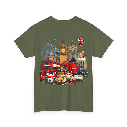 London Landmarks T‑Shirt — British Icons Collage Tee