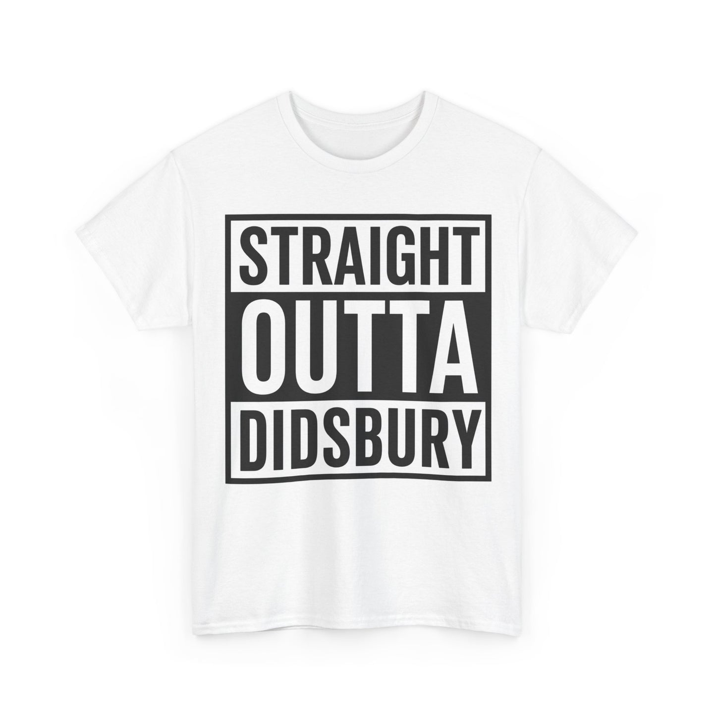 Straight Outta Didsbury T‑Shirt — Graphic City Pride Tee