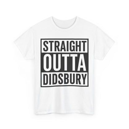 Straight Outta Didsbury T‑Shirt — Graphic City Pride Tee