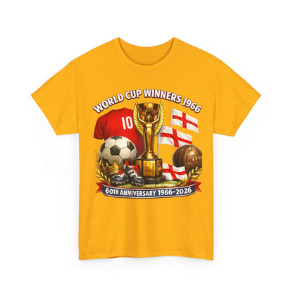 1966 World Cup Winners T‑Shirt — 60th Anniversary England Football Tribute