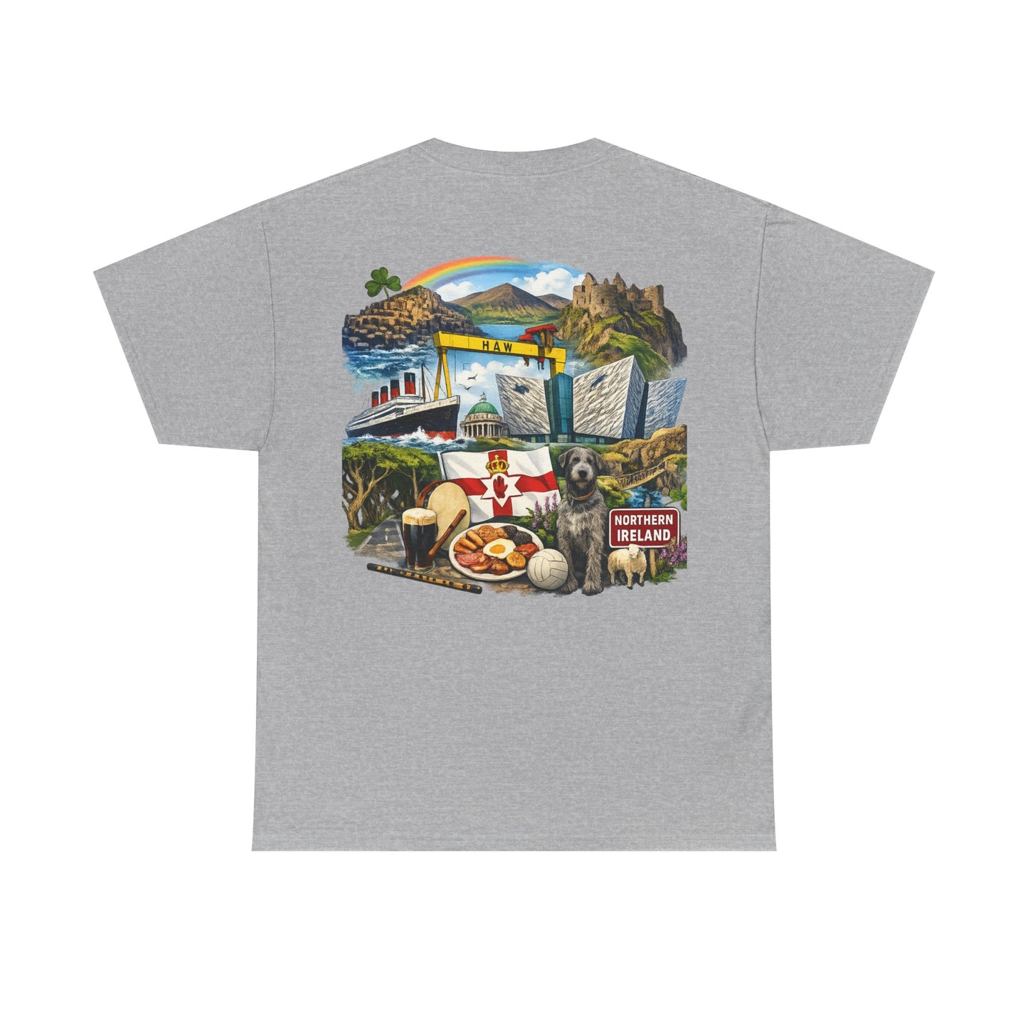 Northern Ireland Collage Tee — "Make Northern Ireland Great Again" Graphic T-Shirt