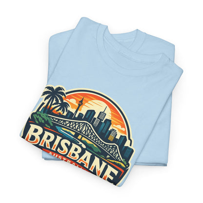 Brisbane Australia Vintage Sunset T-Shirt