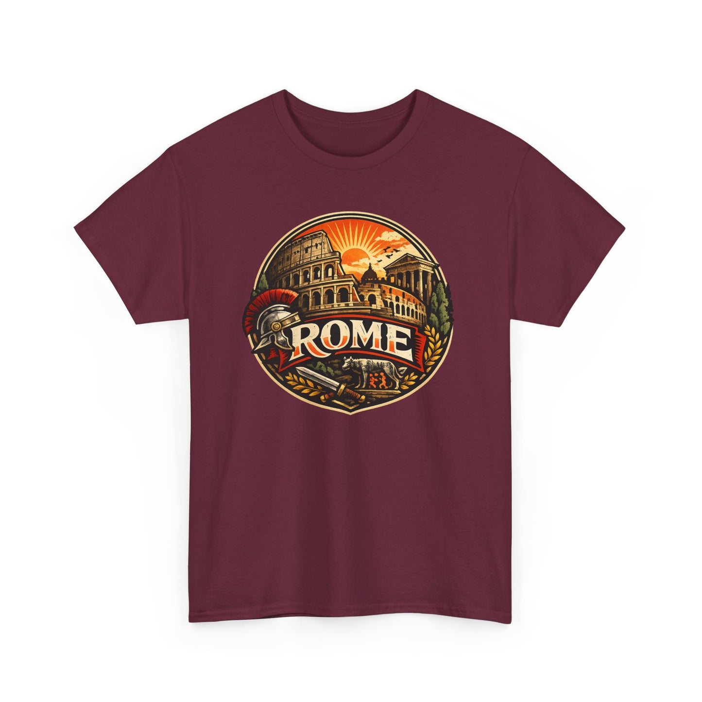 Rome Vintage Graphic Tee — Retro Italy Travel T-Shirt