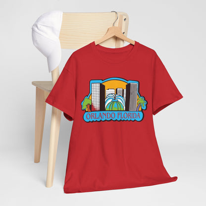 Orlando Florida Retro Skyline T-Shirt