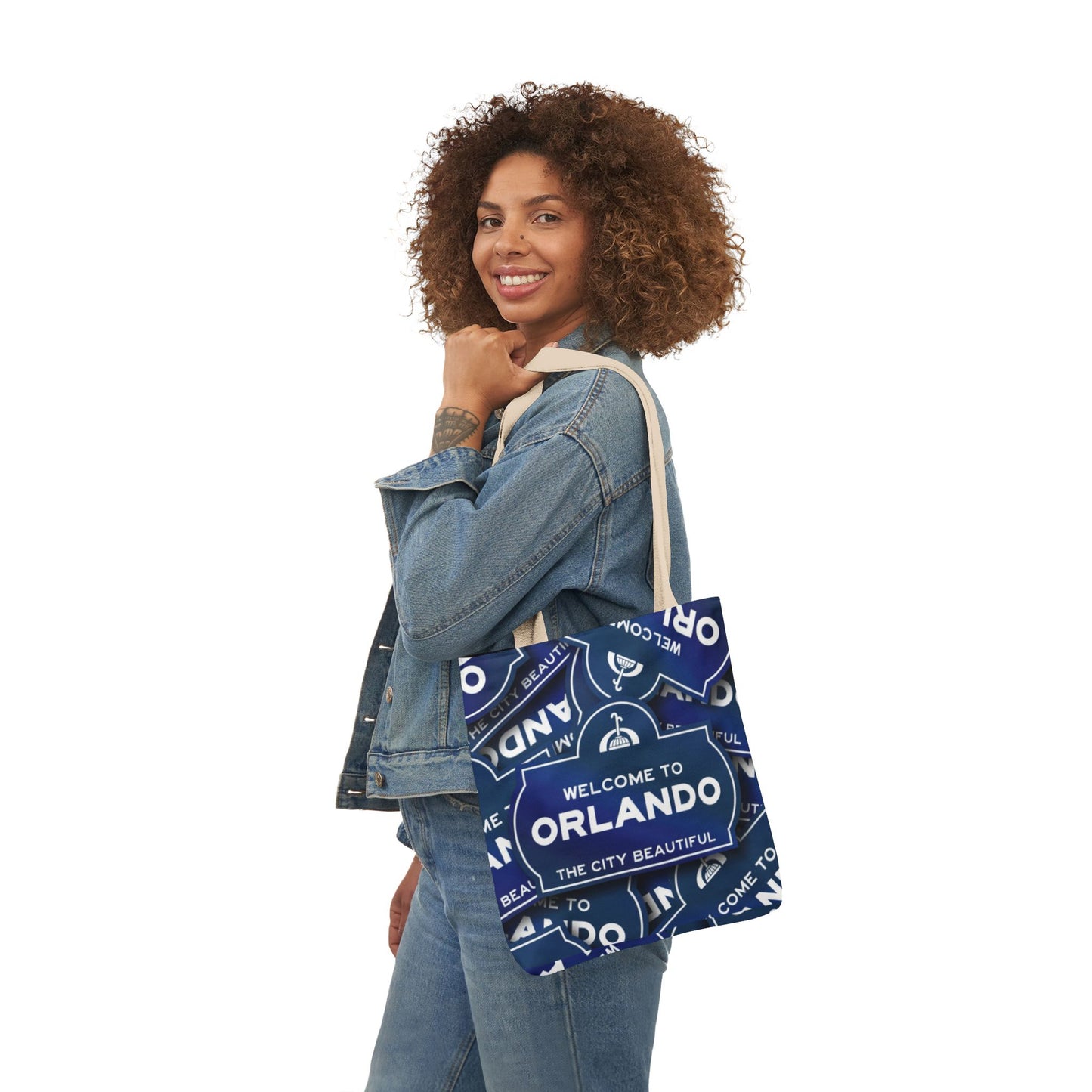 Orlando Welcome Sign Canvas Tote