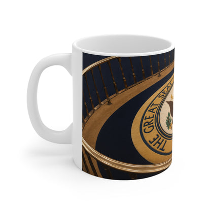Presidential Seal Ceramic Coffee Mug — The Great Seal of the United States, 11oz & 15oz