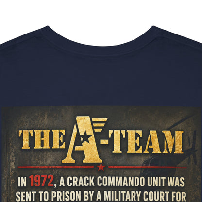 A-Team Graphic Tee — Retro TV Series Logo & Character Poster T-Shirt