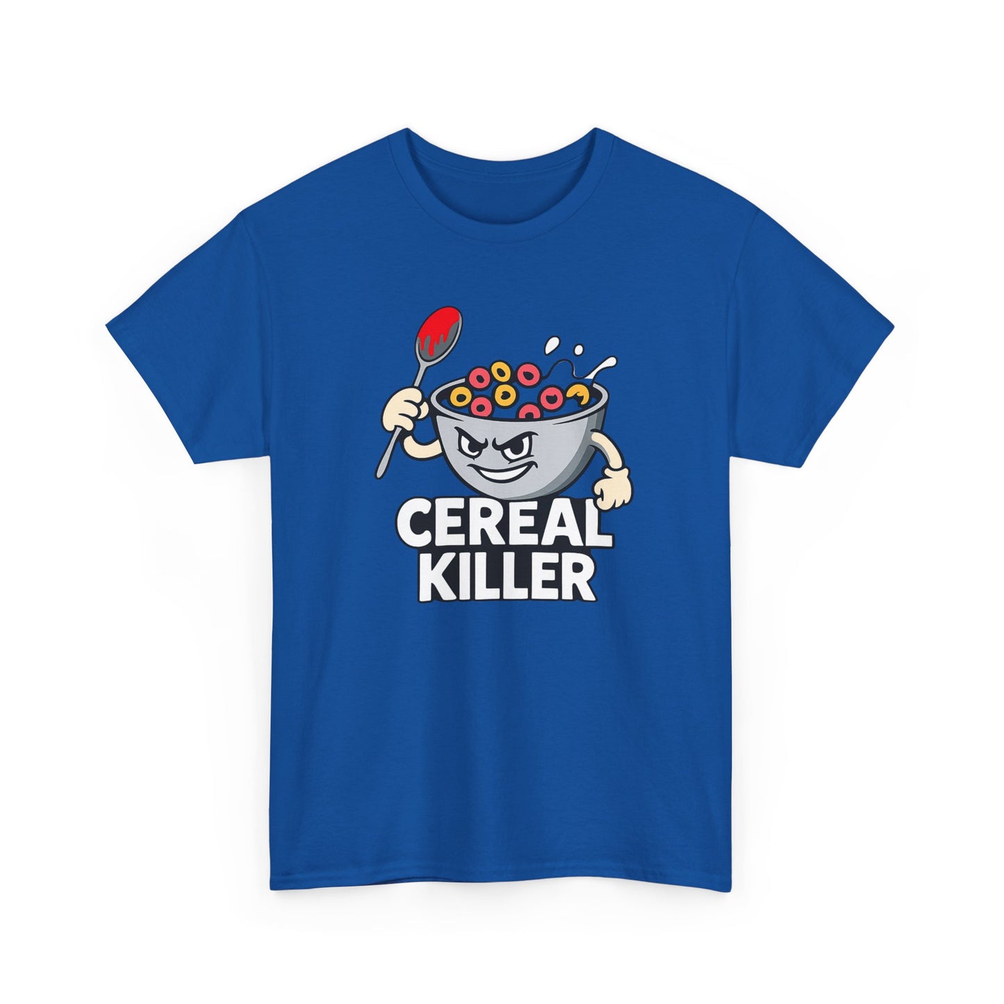 Cereal Killer Graphic Tee — Funny Breakfast Cartoon T‑Shirt