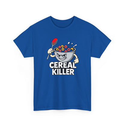 Cereal Killer Graphic Tee — Funny Breakfast Cartoon T‑Shirt