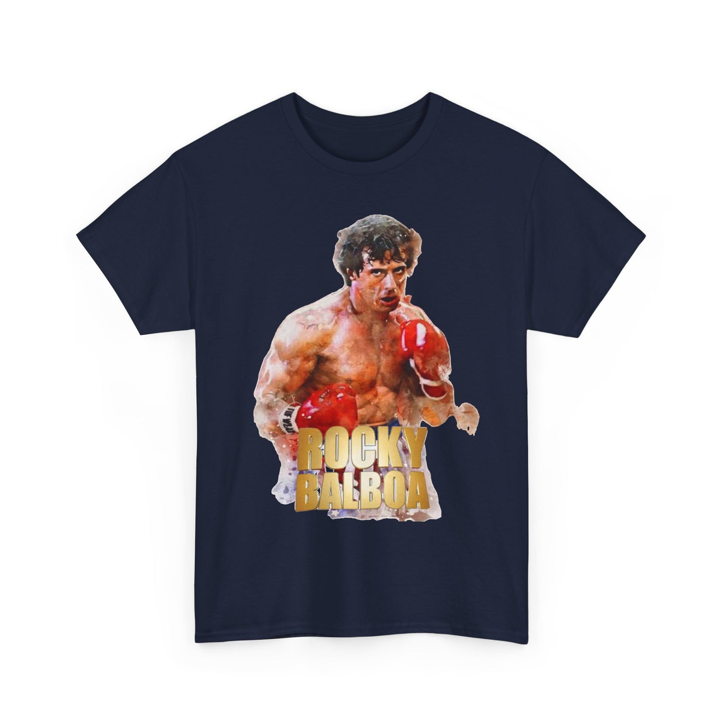 Boxing Rocky Balboa Graphic Tee – Retro Fighter Movie Shirt