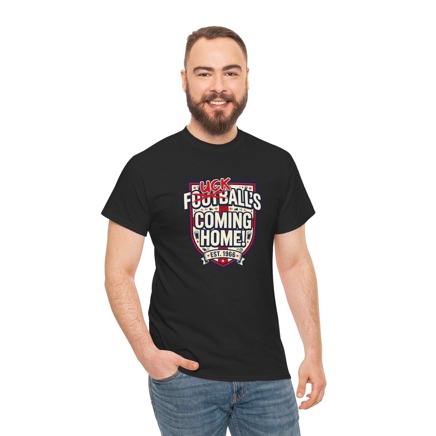 Provocative 'F*ck All's Football's Coming Home' Graphic Tee