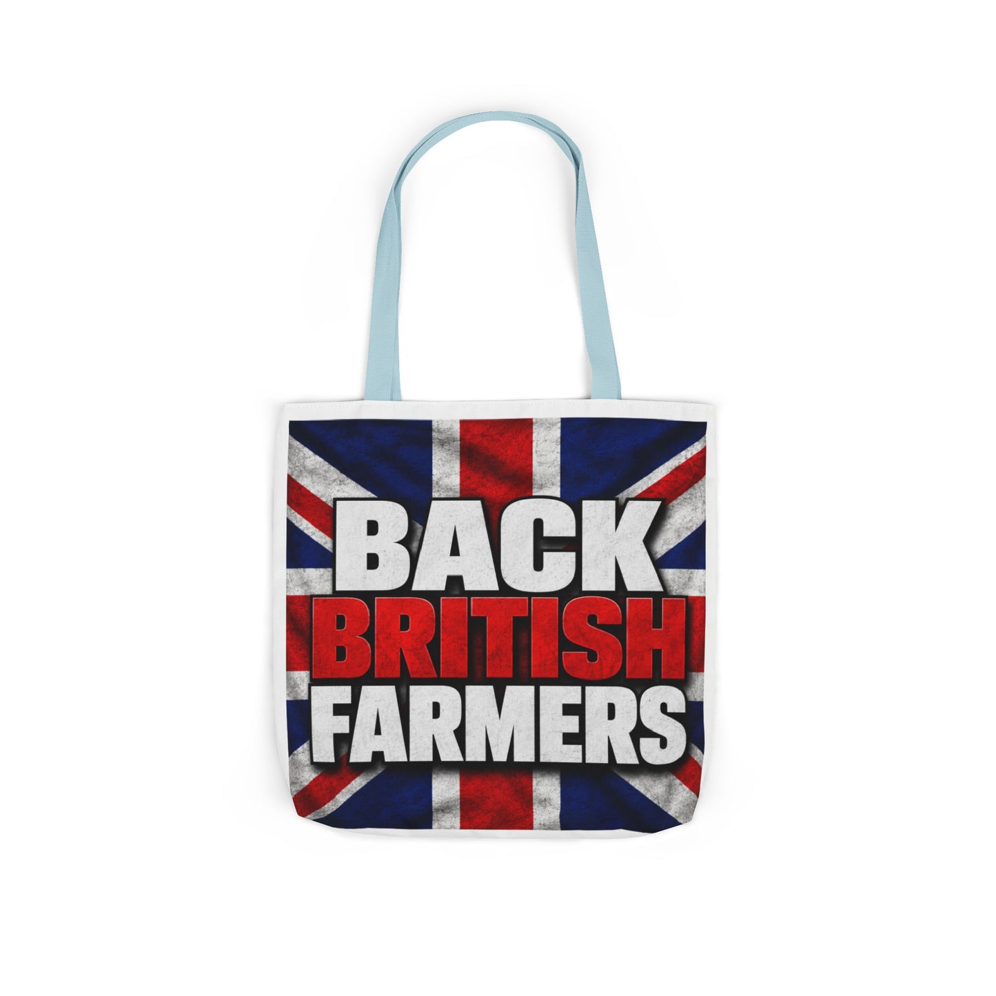Back British Farmers Canvas Tote Bag — Union Jack Farming Support Tote