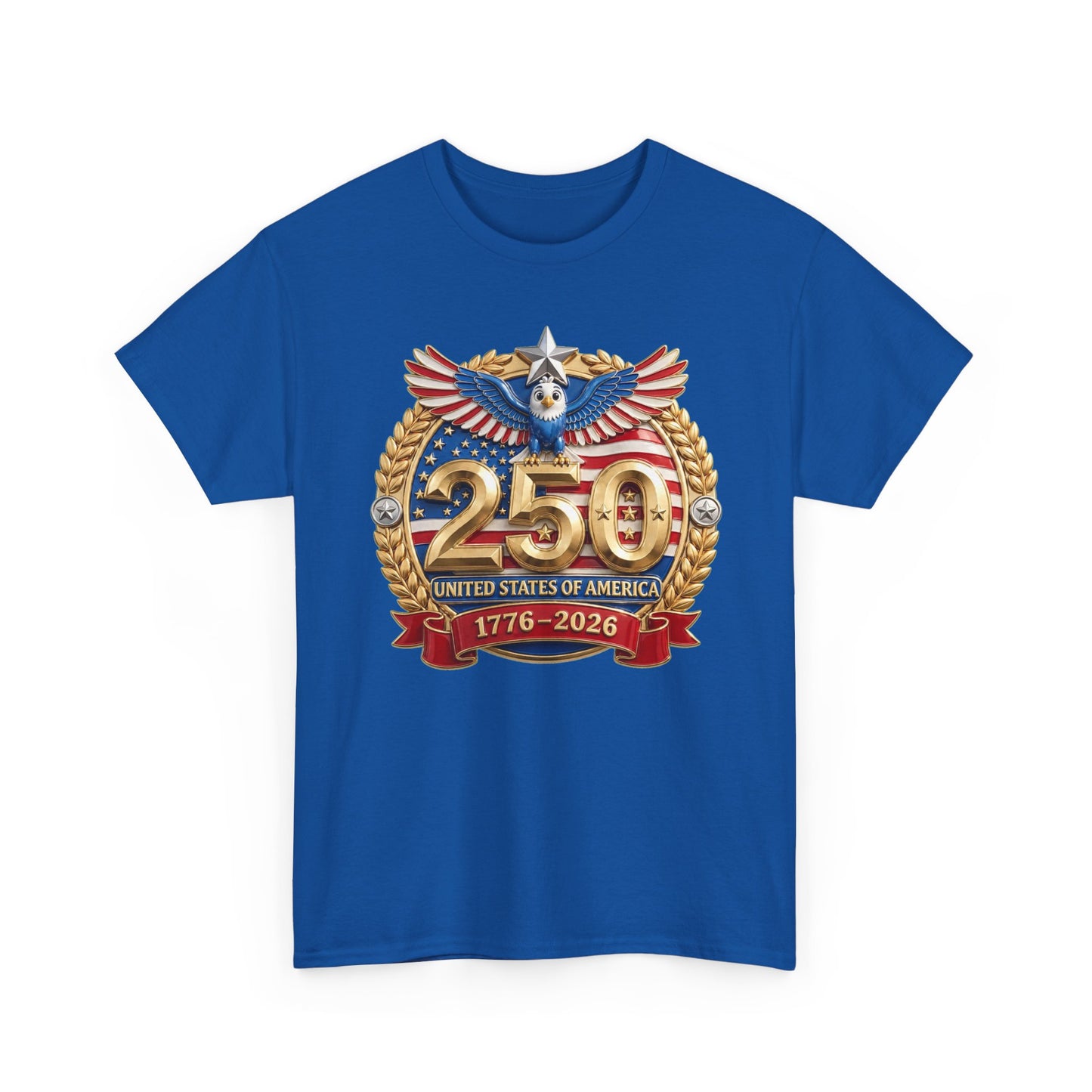 250th USA Anniversary T-Shirt – 1776–2026 Patriotic Eagle Emblem Tee