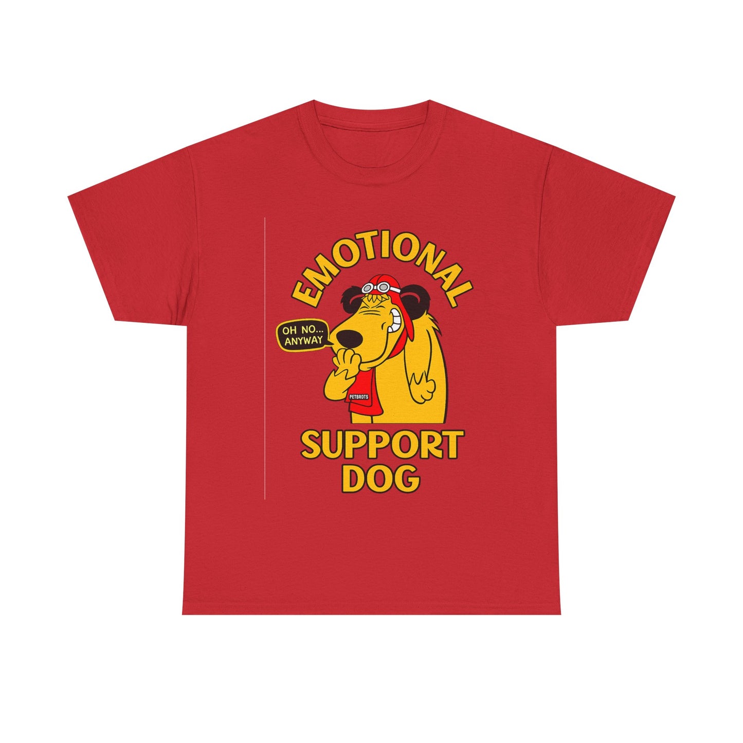Emotional Support Dog T-Shirt — Cute Cartoon Comfort Pup Tee