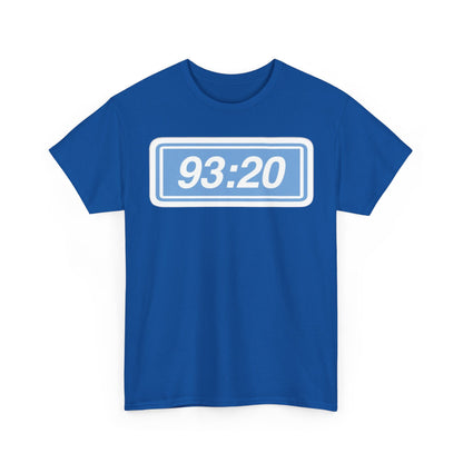 Manchester City 93:20 Tee — Minimal Retro Graphic T‑Shirt
