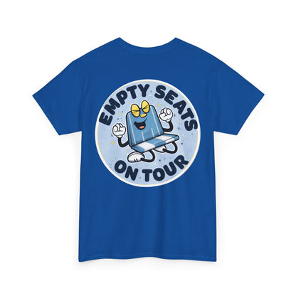 Manchester City T-Shirt — 'Empty Blue Seats On Tour' Retro Skate Graphic Tee