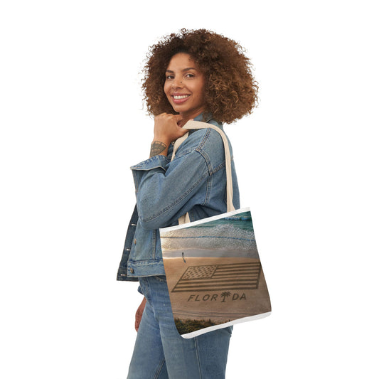 Florida Canvas Tote Bag, 5-Color Straps