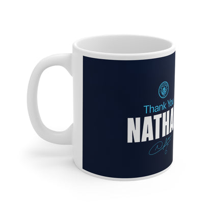 Nathan Aké Manchester City Thank You Ceramic Mug — 11oz & 15oz