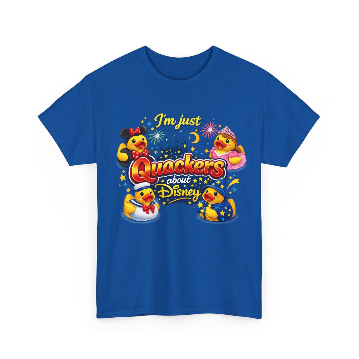 Quackers About Disney Rubber Duck Tee — "I'm Just Quackers About Disney" Graphic T-Shirt