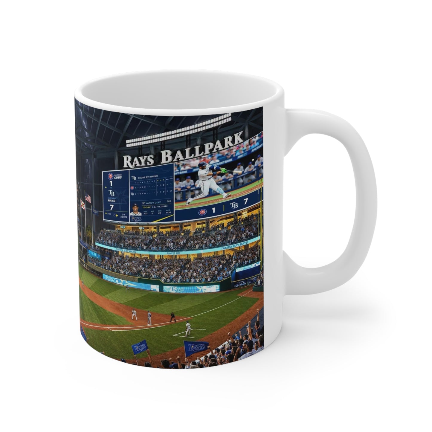 Tampa Bay Baseball Stadium Mug – Panoramic Field View Ceramic Coffee Cup (11oz & 15oz)
