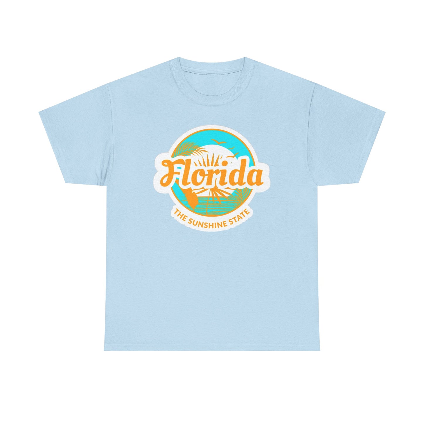 Florida Sunshine State T‑Shirt – Retro Beach Logo Tee