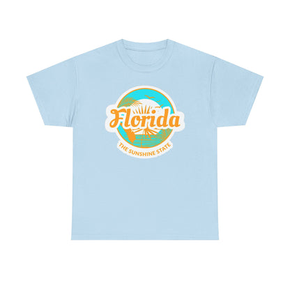 Florida Sunshine State T‑Shirt – Retro Beach Logo Tee