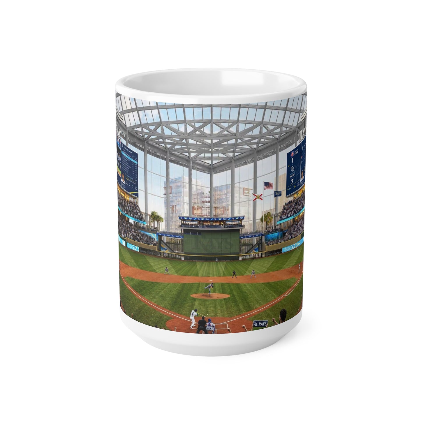 Baseball Stadium Photo Mug – Tampa Bay Game Day Ceramic Coffee Cup (11oz & 15oz)