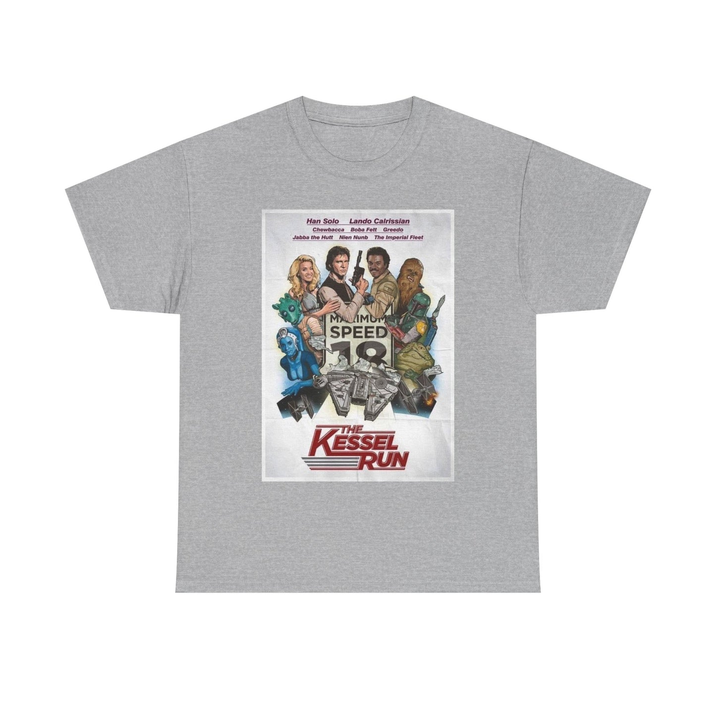 Kessel Run Retro Star Wars Movie Poster Tee