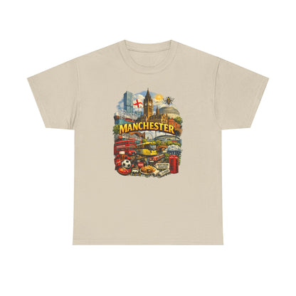 Manchester Skyline Collage T-Shirt