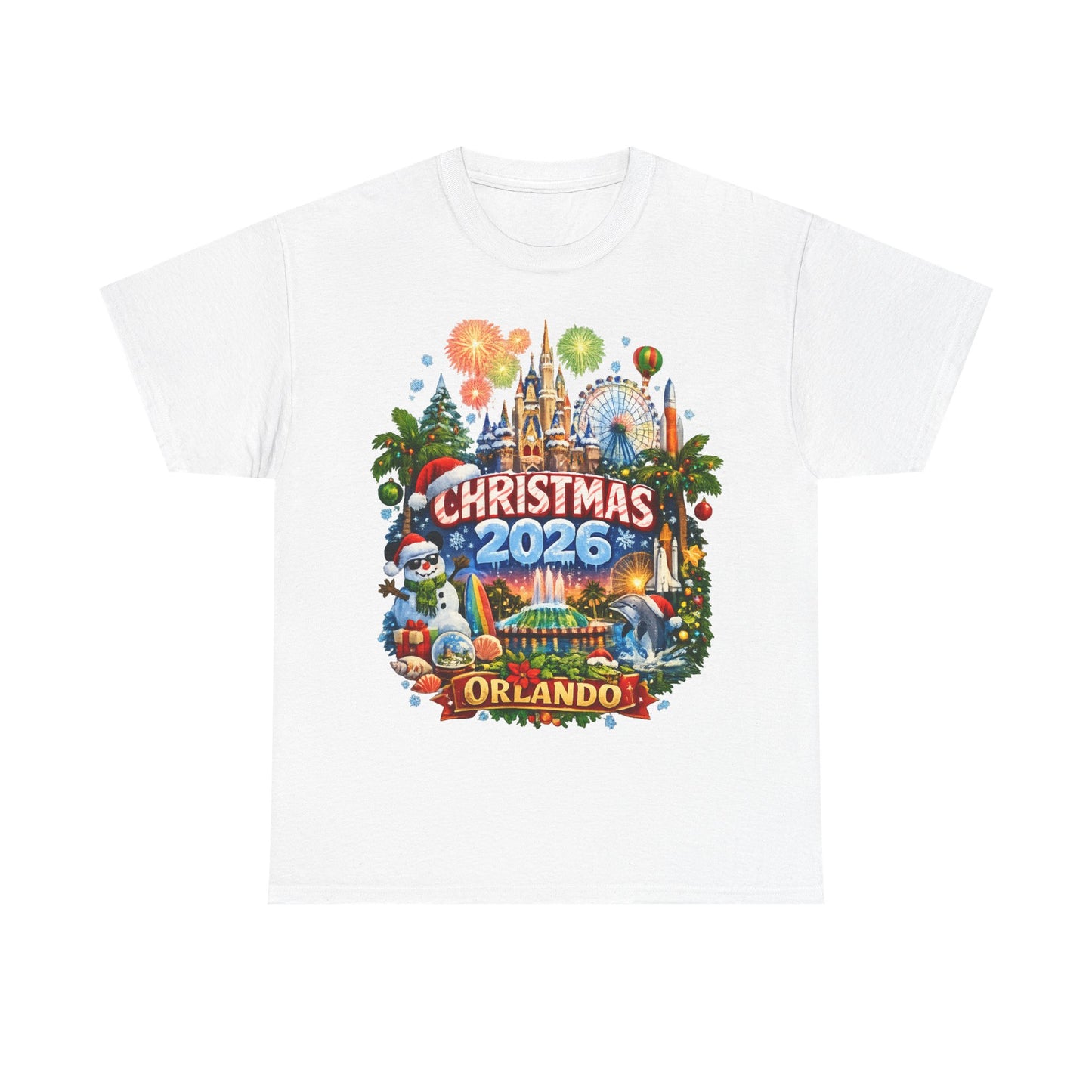 Christmas 2026 Orlando T-Shirt — Holiday Theme Park Souvenir Tee