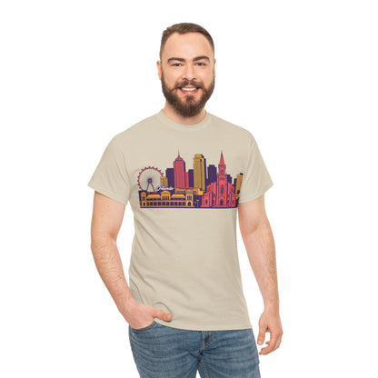 Orlando City Skyline T-Shirt — Colorful Urban Landmark Graphic Tee