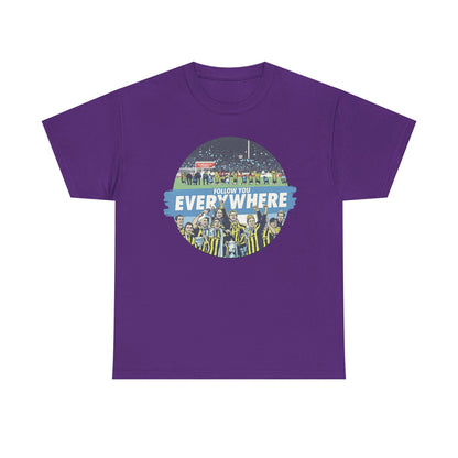 Manchester City T-Shirt — Follow Me Everywhere Soccer Fan Design