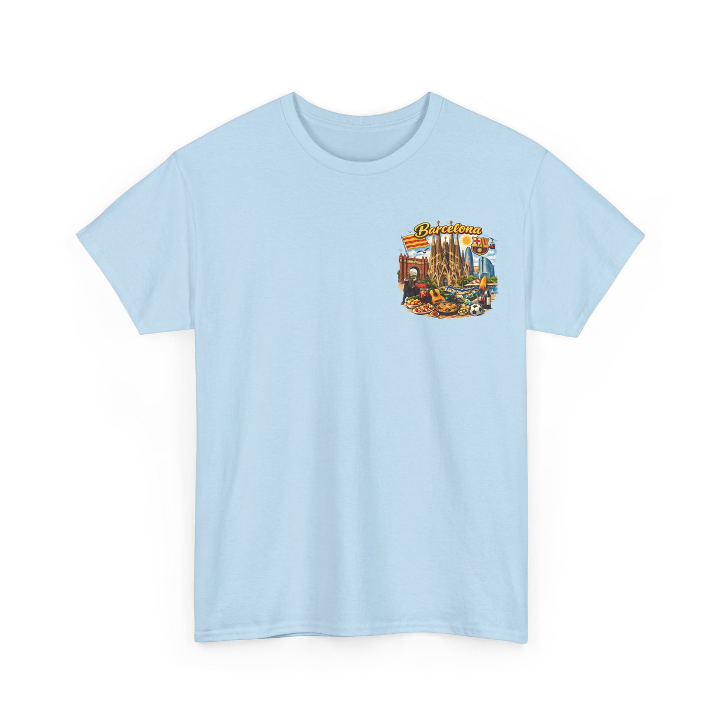 Barcelona Souvenir T‑Shirt — Vintage City Collage Tee