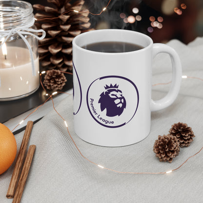 Premier League Logo Ceramic Coffee Mug - Football Fan Gift (11oz, 15oz)