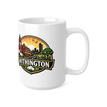 Withington Manchester Ceramic Coffee Cups, 11oz, 15oz